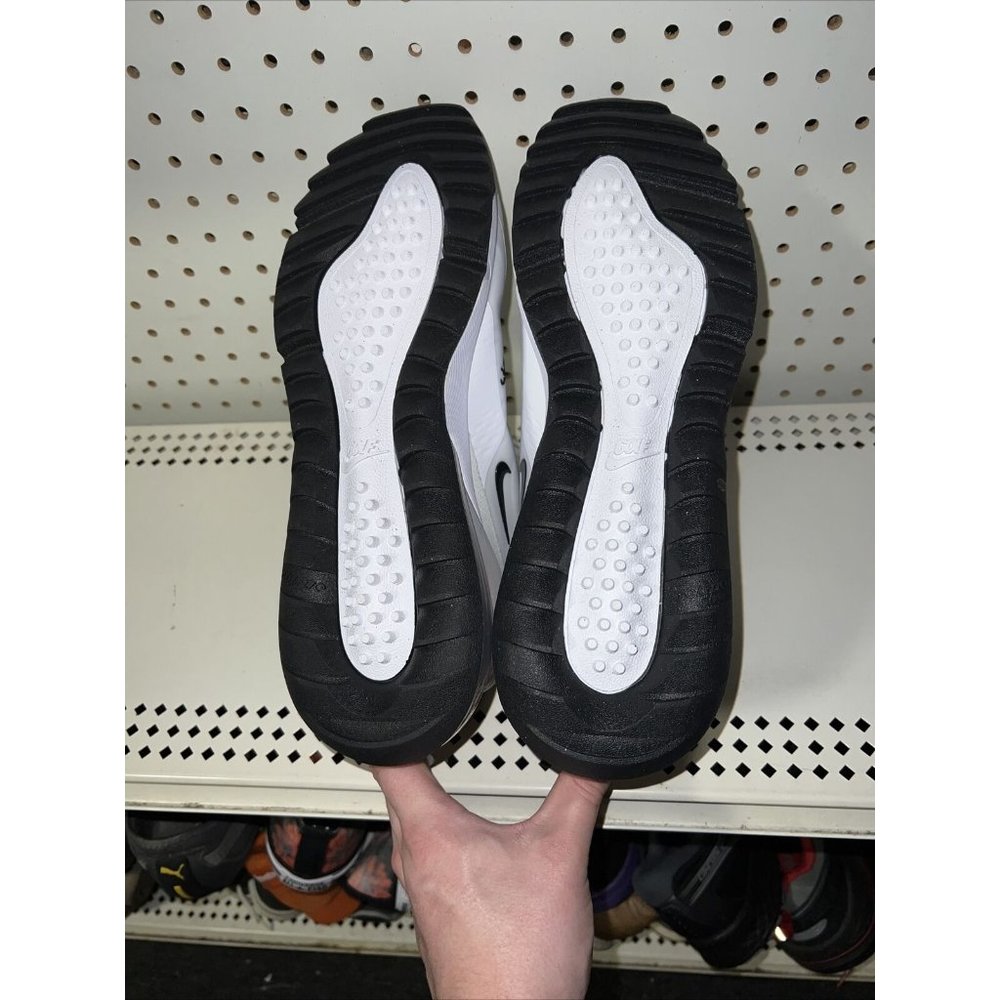 Nike Air Max 270 Golf Mens Spikeless Golf Shoes Size 9.5 White Black CK6483-102 - Picture 7 of 8